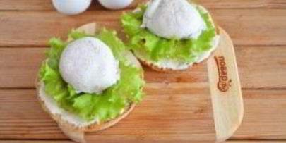 бутерброд с яйцом