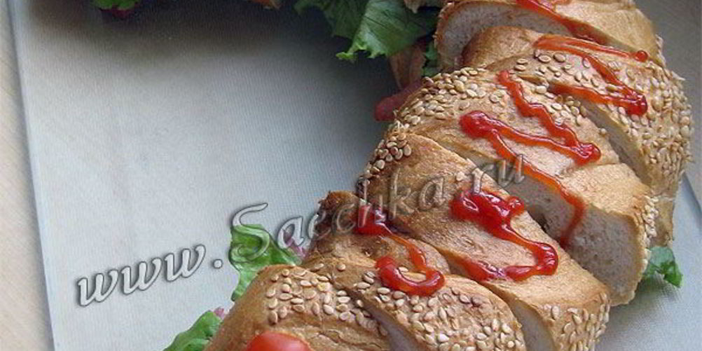 Рецепт бутерброд змея