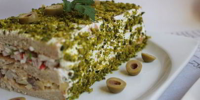 бутербродный торт