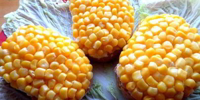 бутерброды букет мимоз