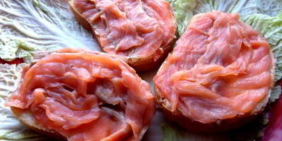 бутерброды букет мимоз