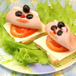 Бутерброды Кораблики