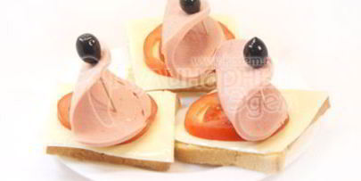 бутерброды кораблики