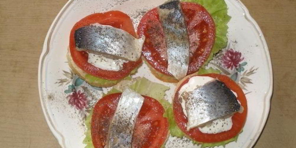 Рецепт бутерброды открытые