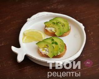 Бутерброды с авокадо