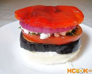 Бутерброды с баклажанами