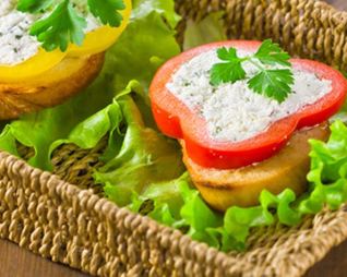 Бутерброды с болгарским перцем