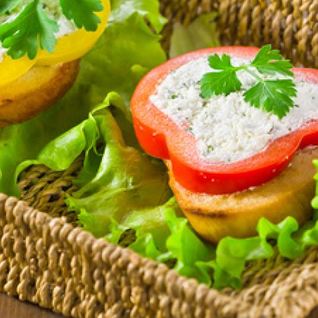 Бутерброды с болгарским перцем