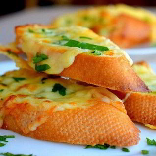 Бутерброды с чесноком и сыром