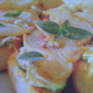 Бутерброды с грушами