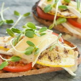 Бутерброды с кабачками