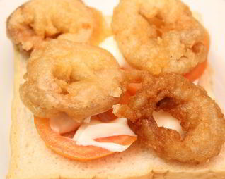 Бутерброды с кальмарами