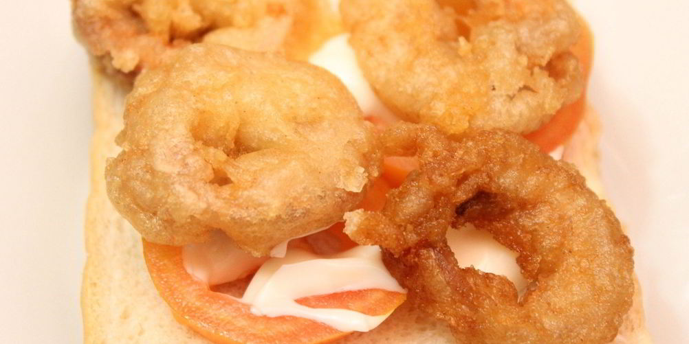 Рецепт бутерброды с кальмарами