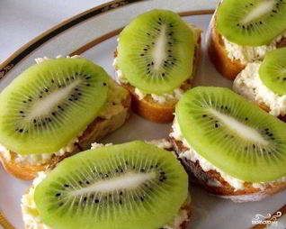 Бутерброды с киви