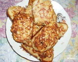 Бутерброды с колбасой и картошкой