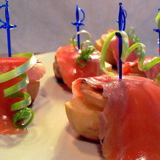 Бутерброды с красной рыбой