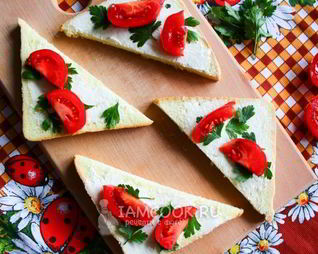 Бутерброды с крем-сыром