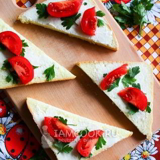 Бутерброды с крем-сыром