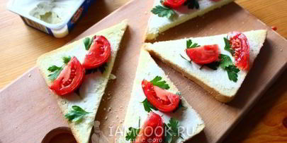 бутерброды с крем-сыром