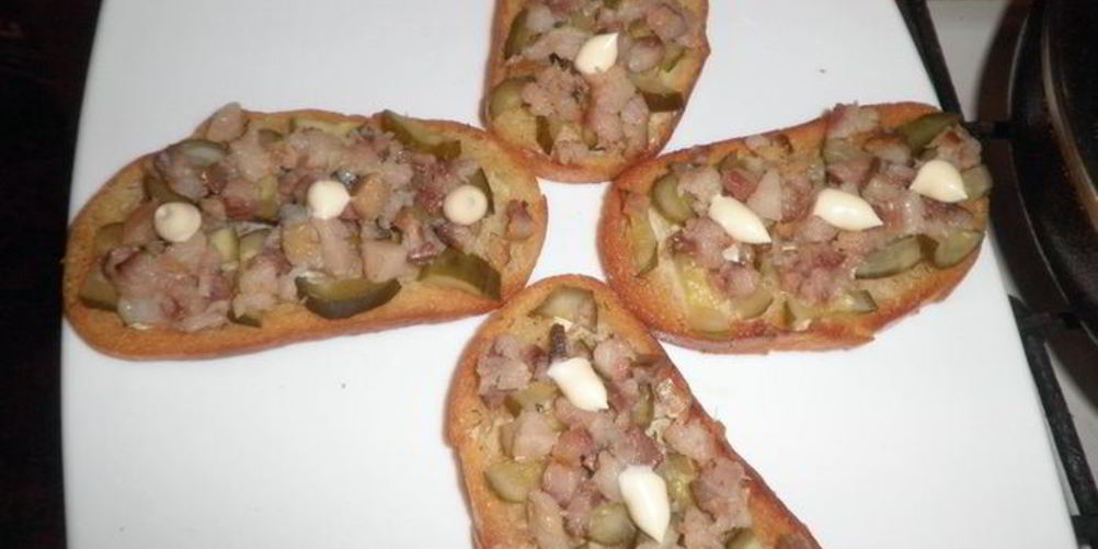 Рецепт бутерброды с сельдью