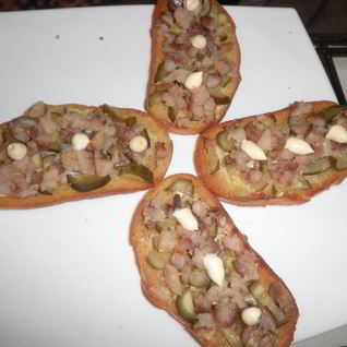 Бутерброды с сельдью