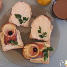 Рецепт Бутерброды с семгой