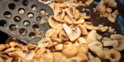 бутерброды с шампиньонами и сыром