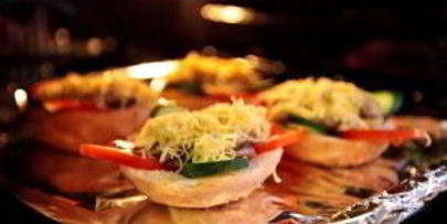 бутерброды с шампиньонами и сыром