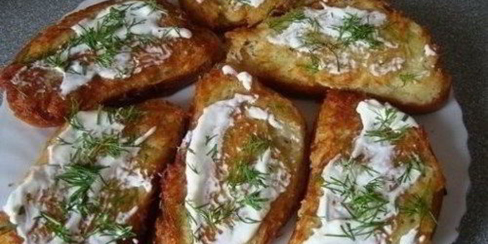 Рецепт бутерброды с тертым картофелем и яйцом