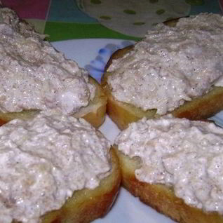 Бутерброды с творожно-яблочной массой