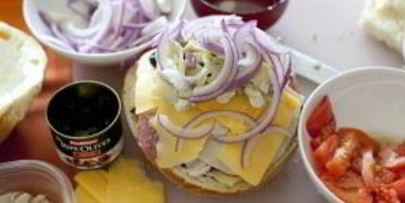 быстрые бутерброды на природу