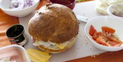 быстрые бутерброды на природу