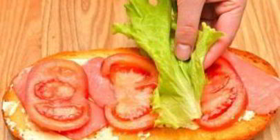 быстрые бутерброды на стол