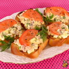 Бутерброды на 8 марта