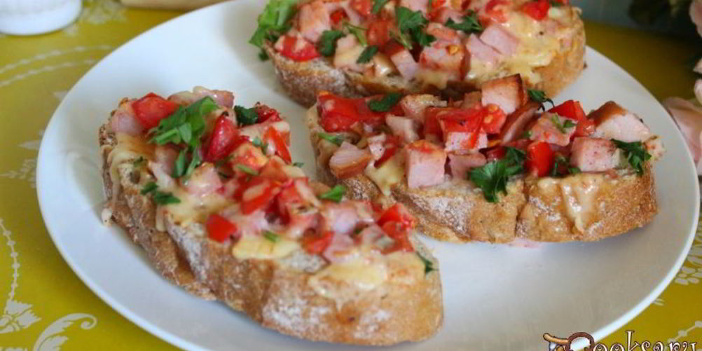 Рецепт горячие бутерброды к завтраку