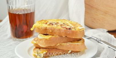 горячие бутерброды на сковороде