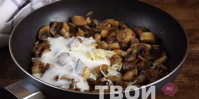 горячие бутерброды с грибами