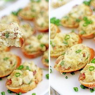 Горячие бутерброды с курицей и беконом