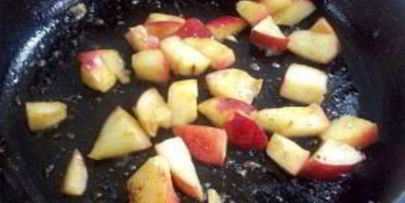 горячие бутерброды с яблоками и сыром