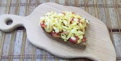 горячие бутерброды с яблоками и сыром