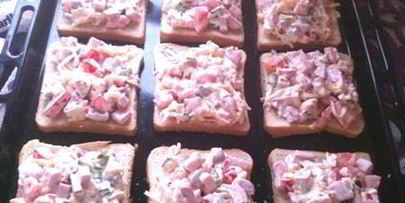 пикантные бутерброды