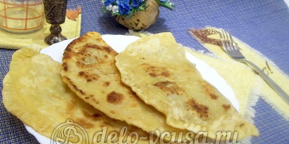 Рецепт чебуреки с мясом
