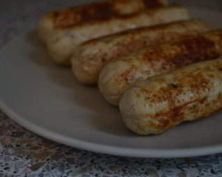 Домашние сосиски куриные