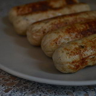 Домашние сосиски куриные