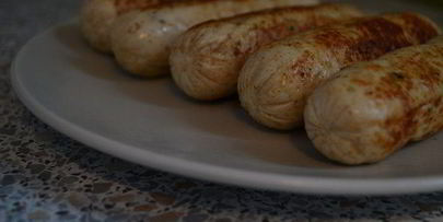 домашние сосиски куриные