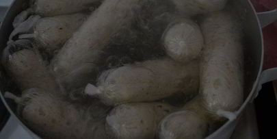 домашние сосиски куриные