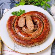 Рецепт Домашняя колбаса из баранины