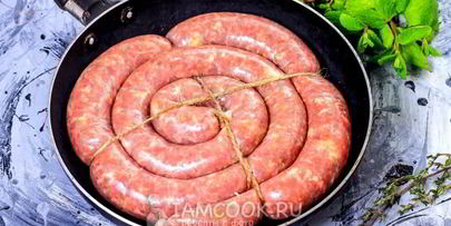 домашняя колбаса из баранины