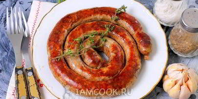 домашняя колбаса из баранины