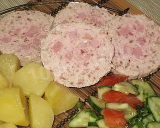 Домашняя вареная колбаса